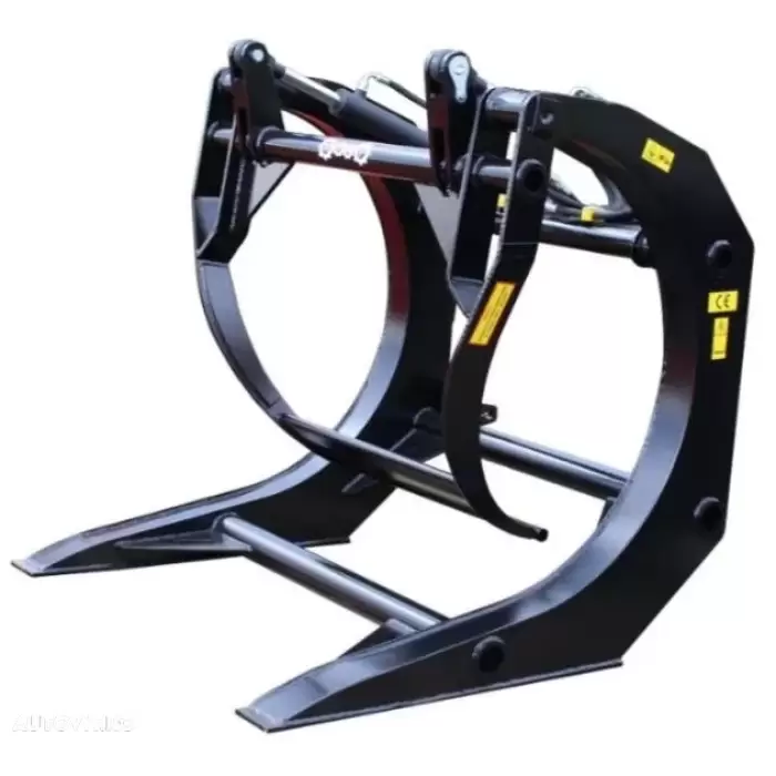 Graifer forestier pentru buldoexcavatoare, tractoare sau încărcătoare frontale