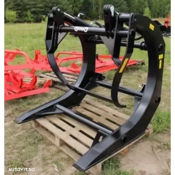 Graifer forestier pentru buldoexcavatoare, tractoare sau încărcătoare frontale