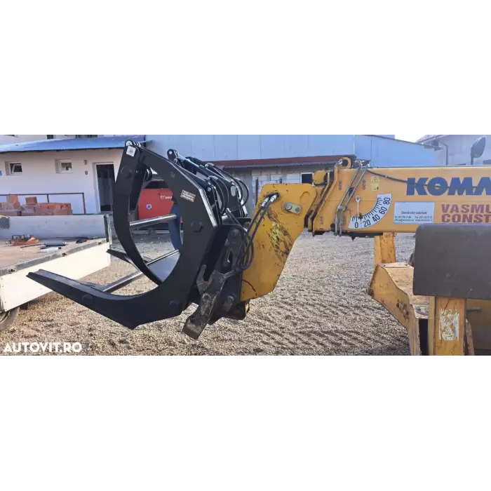 Graifer forestier pentru buldoexcavatoare, tractoare sau încărcătoare frontale